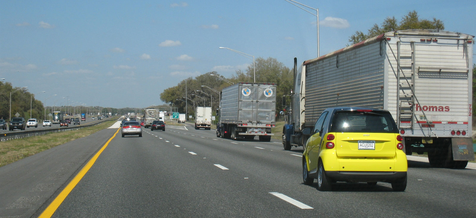 Picture of a Florida Roadway Picture of a Florida Roadway